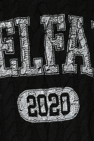 Shop Telfar Black Wool Blend Sweater  Nd  Uomo M