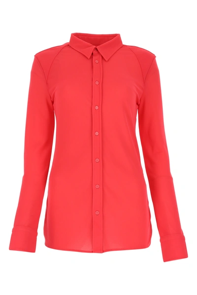 Shop Bottega Veneta Coral Polyester Shirt Nd  Donna 42