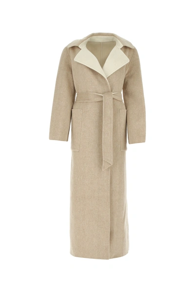 Shop Aliciaaudrey Cappuccino Alpaca Reversible Coat Nd  Donna S