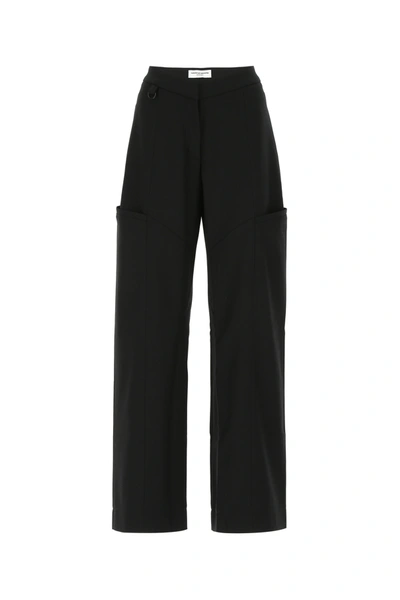 Shop Marine Serre Black Wool Palazzo Pant Nd  Donna S