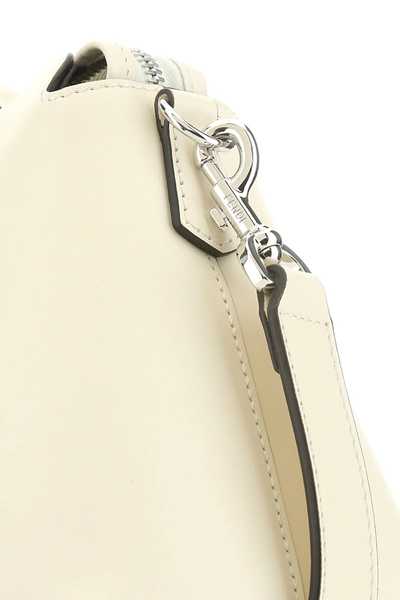 Shop Fendi Ivory Leather Medium By The Way Handbag Nd  Donna Tu