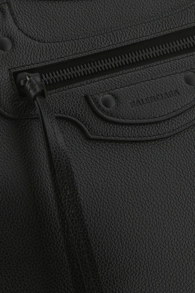 Shop Balenciaga Black Leather Large Classic Handbag Nd  Uomo Tu