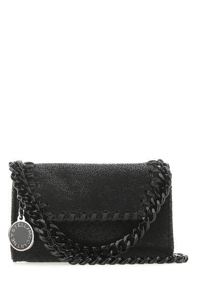 Shop Stella Mccartney Black Shaggy Deer Micro Falabella Crossbody Bag  Nd  Donna Tu