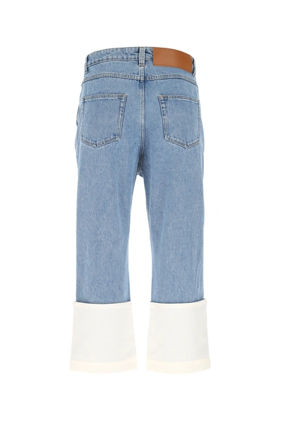 Shop Loewe Denim Jeans Lightblue  Uomo 52