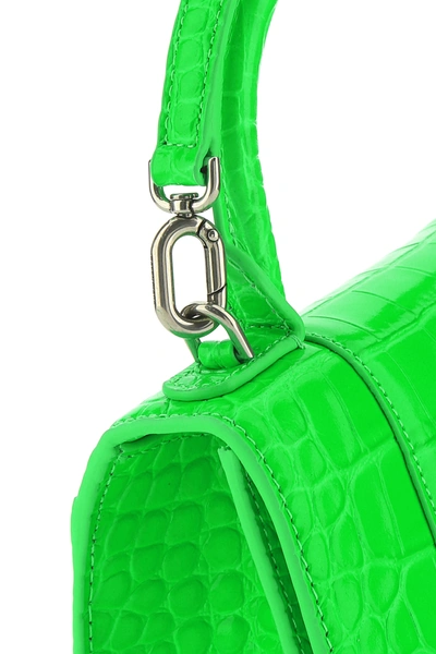 Shop Balenciaga Fuchsia Leather Xs Hourglass Handbag Nd  Donna Tu