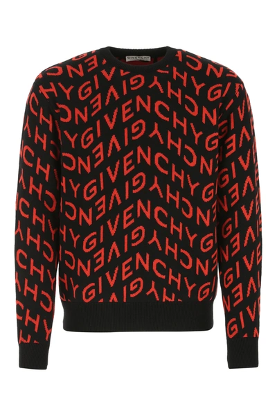 Shop Givenchy Embroidered Wool Sweater Nd  Uomo Xs