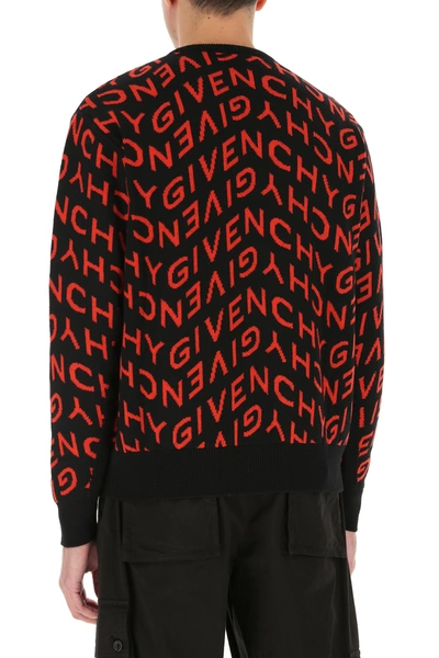 Shop Givenchy Embroidered Wool Sweater Nd  Uomo Xs