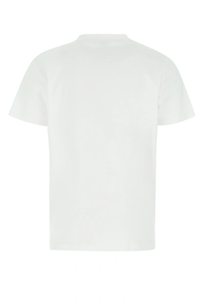 Shop Alyx Chalk Cotton And Polyester T-shirt White  Uomo S