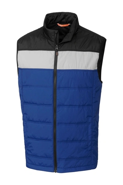 Shop Cutter & Buck Thaw Insulated Packable Vest In Tour Blue