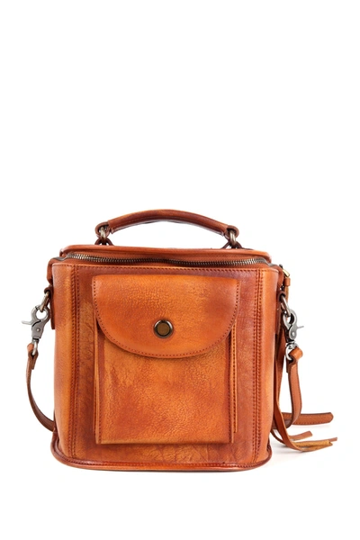 Shop Old Trend Isla Leather Crossbody Bag In Chestnut