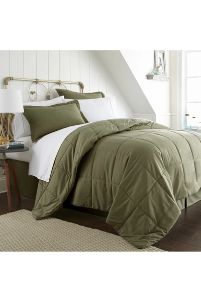 Shop Ienjoy Home Homespun Home Spun Premium 8-piece Bed In A Bag In Sage