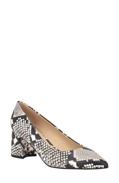 Shop Marc Fisher Ltd Yulunda Pump In White Multi Leather