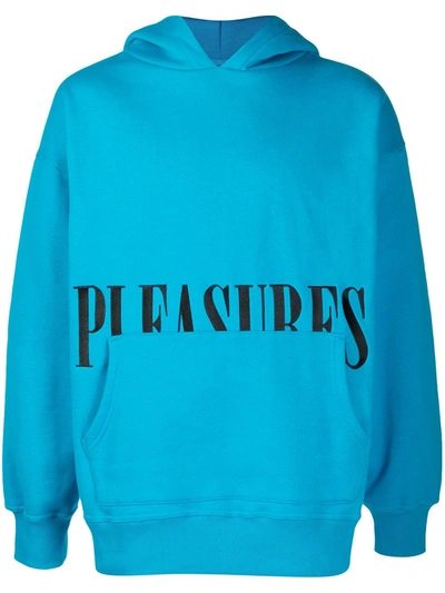 Loveless Cotton Hoodie In Blue