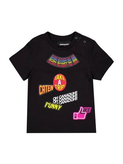 Shop Dsquared2 Kids T-shirt In Black