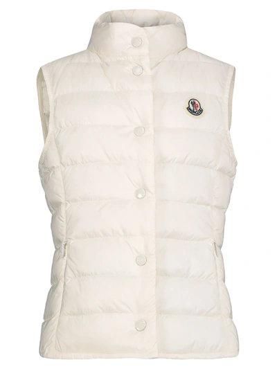 Shop Moncler Kids Liane Vest In White