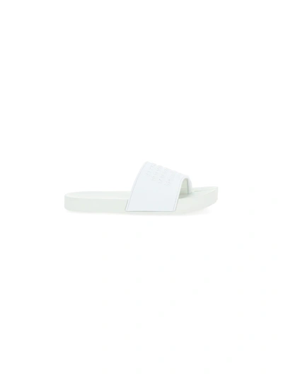 Shop Maison Margiela Slide Sandals In Off White