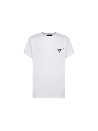 Shop Giuseppe Zanotti T-shirt In Off White