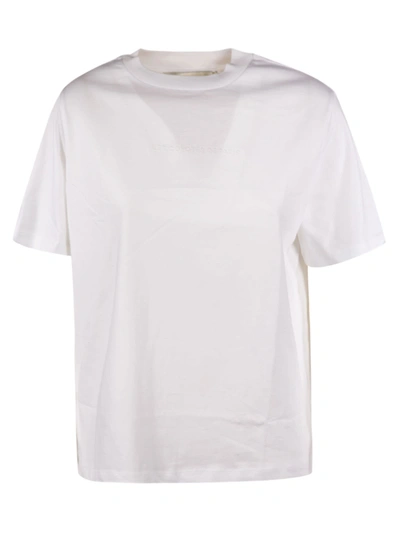Shop Les Coyotes De Paris Lia Round Neck T-shirt In White
