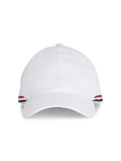 Shop Thom Browne Classic 6-panel Baseball Cap In White