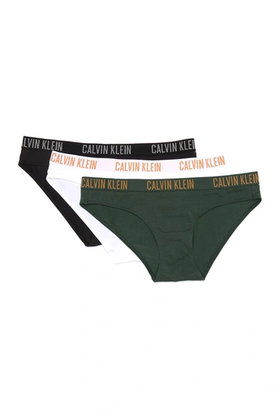 Shop Calvin Klein Bikini Panties In Iqv Kells Green