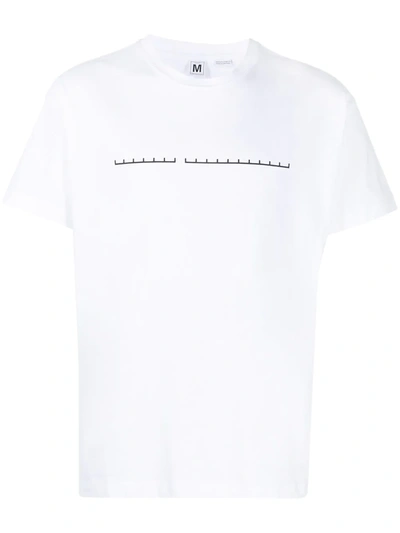 Shop Random Identities Logo-print Cotton T-shirt In White