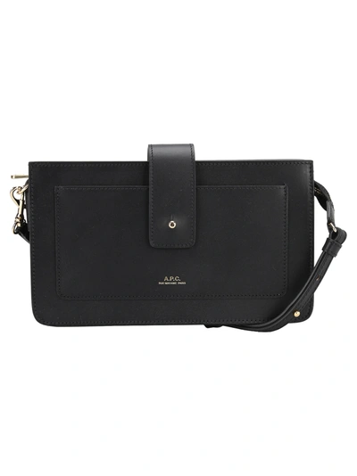 Shop Apc A.p.c. Albane Clutch In Black