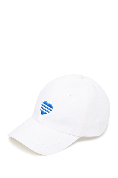 Shop Adidas Golf 3-stripes Heart Logo Cap In White