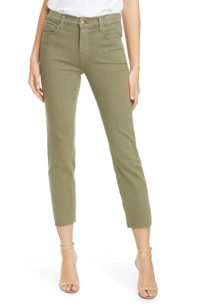 Shop L Agence L'agence Sada Ankle Slim Jeans In Basil