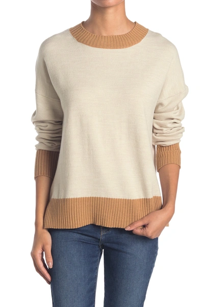 Shop French Connection Miri Crew Neck Sweater In Light Oatm