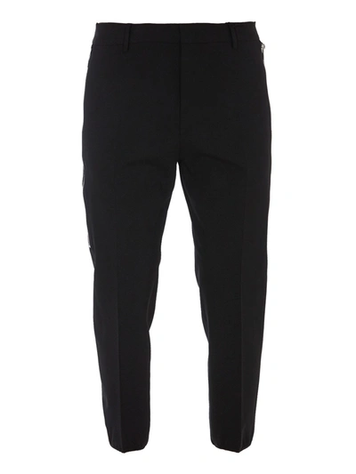 Shop Dsquared2 Brad Wool Trousers In Black