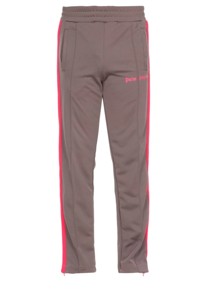 Shop Palm Angels Tech Fabric Track Pants In Grey
