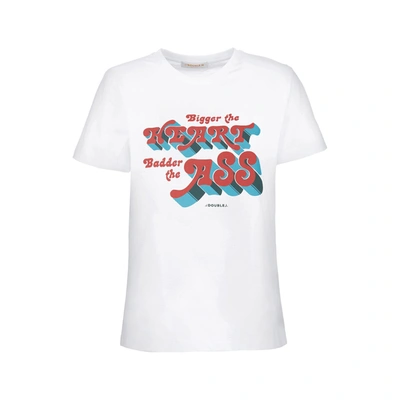 Shop La Doublej Slogan T-shirt In Badass Slogan