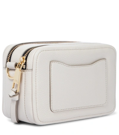 Shop Marc Jacobs The Softshot 21 Leather Crossbody Bag In White