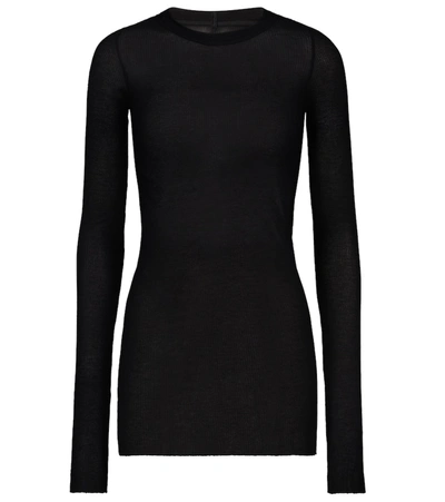 Shop Rick Owens Forever Knit Top In Black