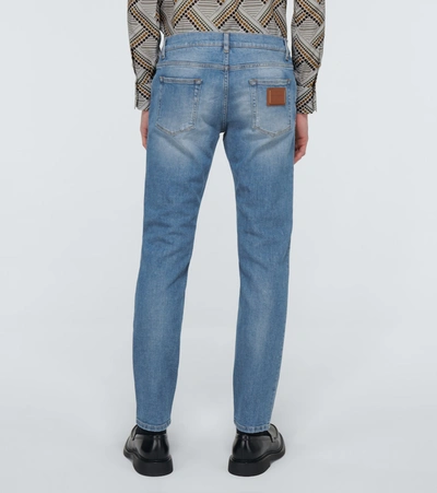 Shop Dolce & Gabbana Slim-fit Jeans In Blue