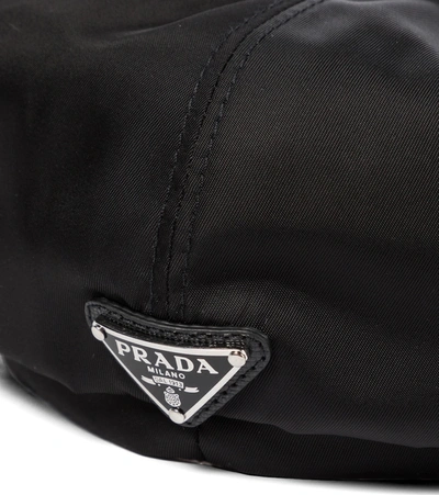 Prada Re-nylon Cap In Black