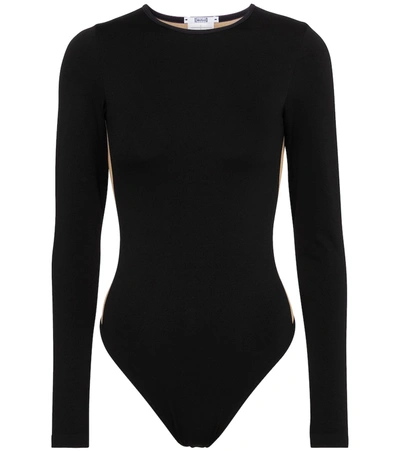 Shop Wolford Hera Bodysuit In Black