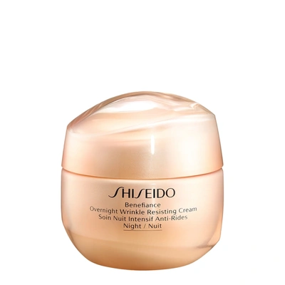 Shop Shiseido Benefiance Overnight Wrinkle Resisting Cream 50ml