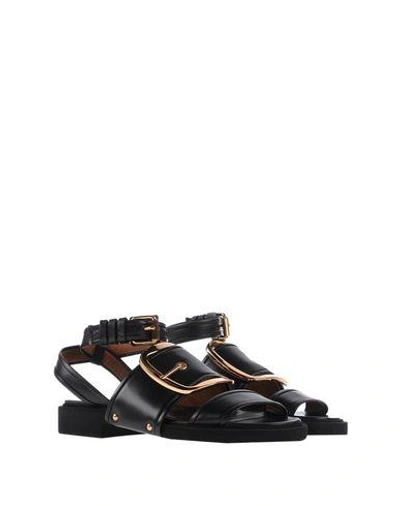 Shop Givenchy Sandals In Black