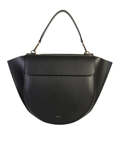 Shop Wandler Hortensia Tote Bag In Black