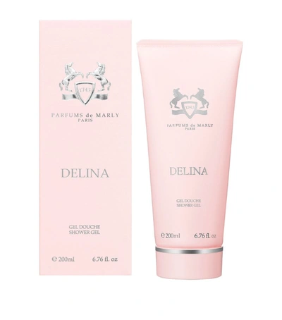 Shop Parfums De Marly Delina Shower Gel (200ml) In White