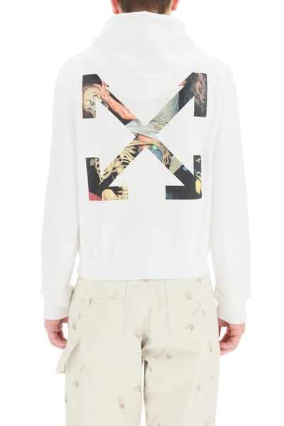 Shop Off-white Pascal Arrows Hoodie In White Black