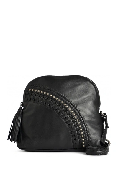 Shop Day & Mood Bea Leather Crossbody Bag In Black