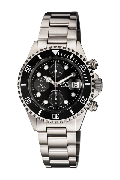 Shop Gevril Wall Street Swiss Automatic Bracelet Watch, 43mm In Silver