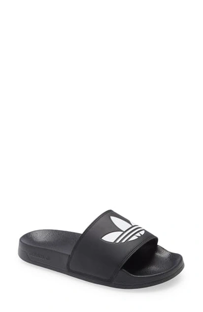 Shop Adidas Originals Adilette Lite Sport Slide In Core Black