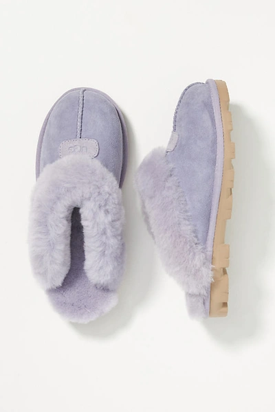Shop Ugg Coquette Slippers In Purple