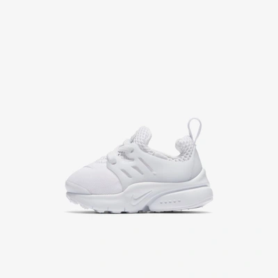 Shop Nike Presto Baby/toddler Shoes In White,white,pure Platinum,white