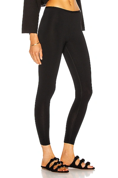 Alaïa High-rise Cashmere Leggings In Noir