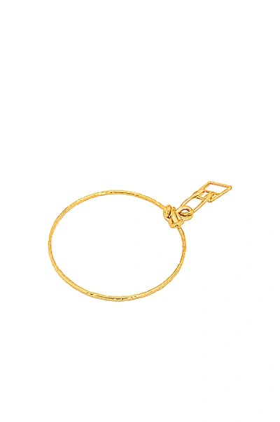 Shop Jacquemus Le Bracelet Chiquita In Gold