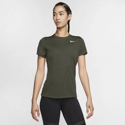 Shop Nike Dri-fit Legend Women's Training T-shirt In Cargo Khaki